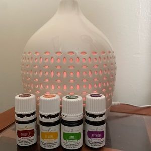 Young Living Essential oils and Opalhouse Diffuser